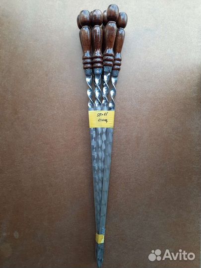 Шампура из нержавейки с деревянной ручкой