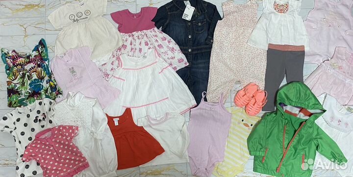 Большой пакет на девочку 68-74