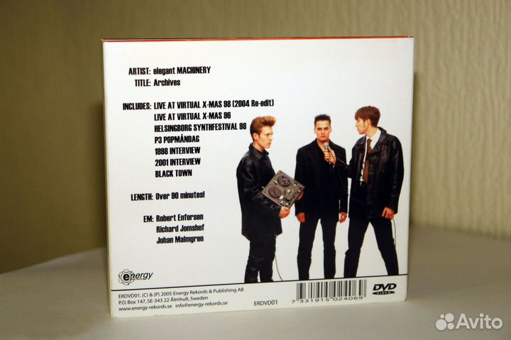 Elegant Machinery - Archives DVD Ltd. Ed. rare