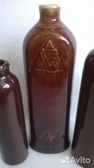 Бутылки от Рижского бальзама.Керамика.СССР 80-е г