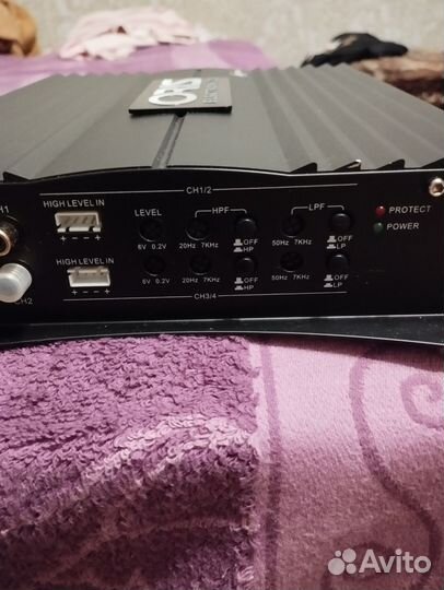 Автомобильный усилитель звука 4 канальный