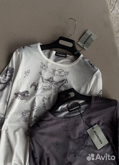 Лонгслив balenciaga женский 2 цвета