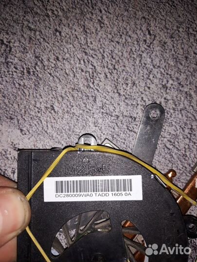 Система охлаждения для ноутбука Asus K53T X53T