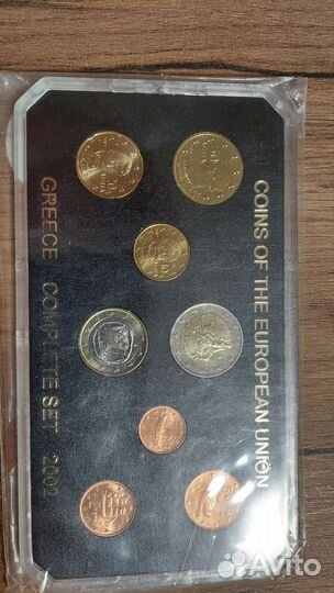 Набор монет Евро Греция