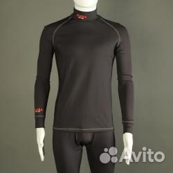 Термокофта Starks Warm Long shirt (Чёрный, XL)