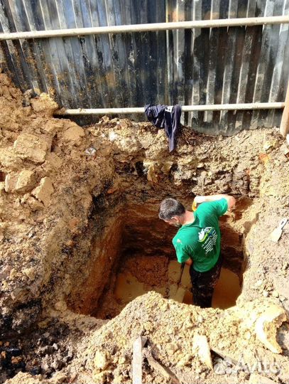 Установка септика под ключ