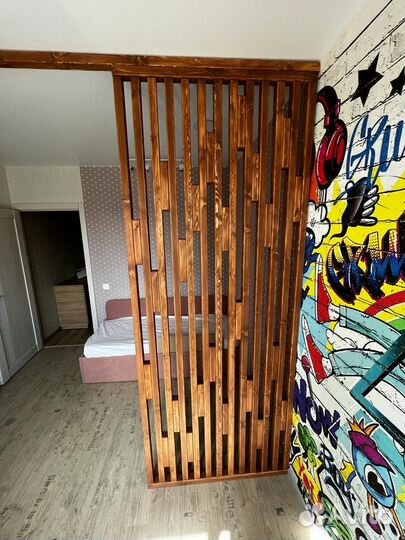 Перегородка из реек