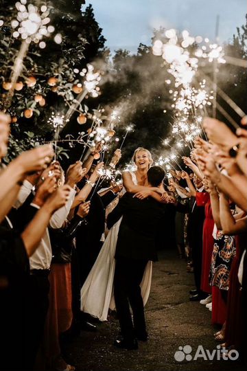 Большие бенгальские свечи на свадьбу