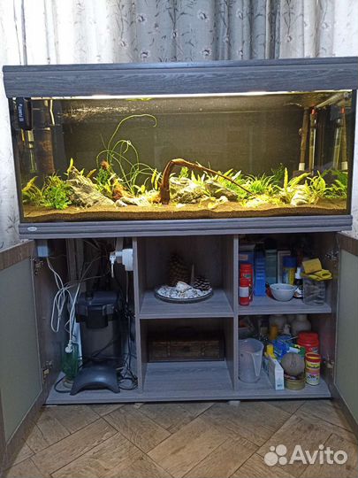 Аквариум 250л с тумбой и фильтром