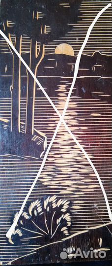 Панно из дерева СССР