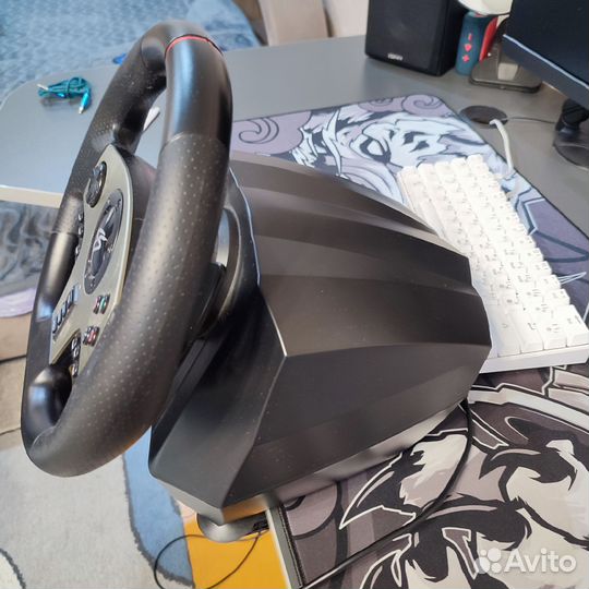 Игровой руль Dexp Wheelman Pro 900 градусов
