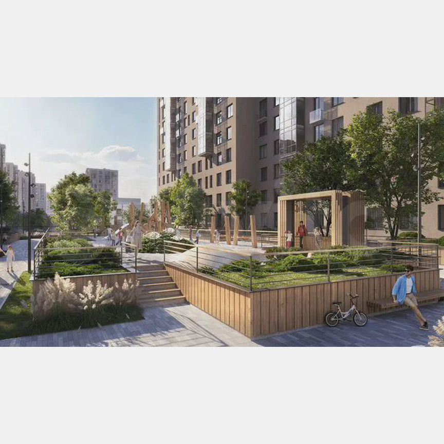 2-к. квартира, 66,5 м², 4/11 эт.