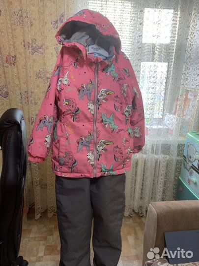 Куртка и штаны на девочку 116 демисезонная