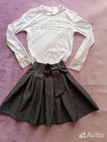 Школьная одежда для девочки пакетом 140 146