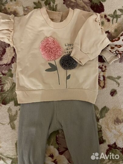 Вещи на девочку 3-6месяцев