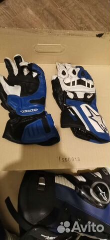 Мотоперчатки кожаные