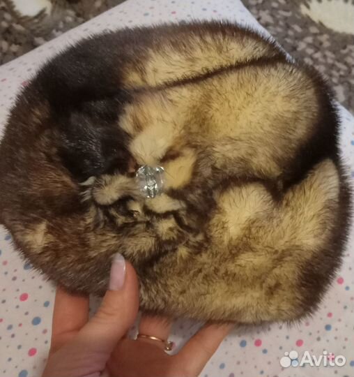 Шапка норковая женская