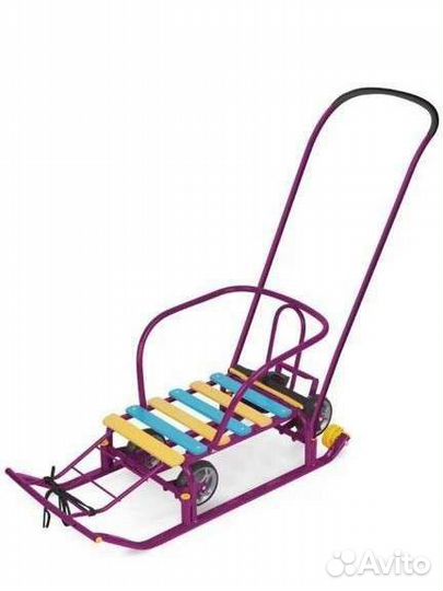 Санки Ника Тимка 5 универсал с толкателем