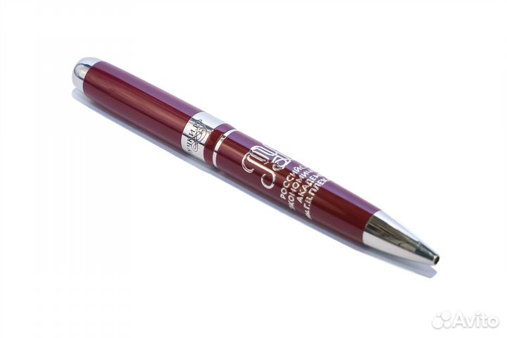 Ручка шариковая рэу им. Плеханова стальная