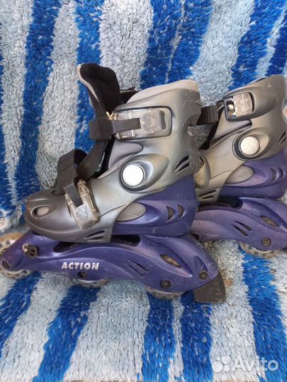 Роликовые коньки детские раздвижные