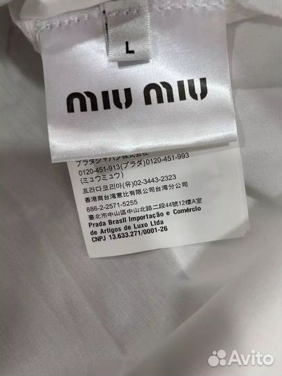 Рубашка Miu Miu оригинал
