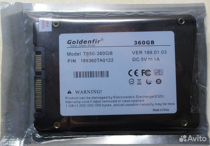 SSD Goldenfir SATA 2.5 128Gb
