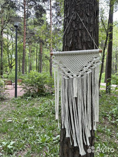 Макраме панно «Светличка» 40х80см