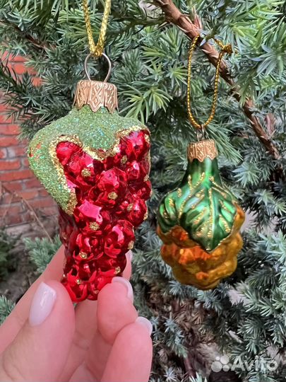 Елочные игрушки стекло