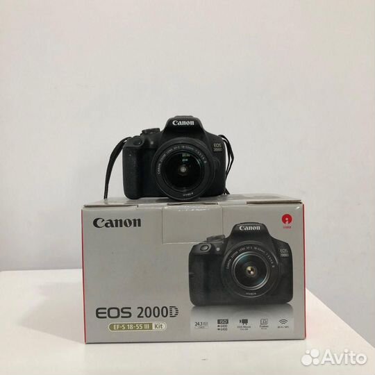 Фотоаппарат Canon EOS 2000D Kit EF-S 18-55mm III