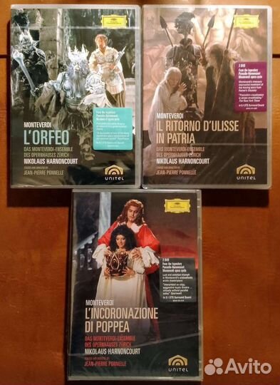 Monteverdi. Великие оперы на DVD