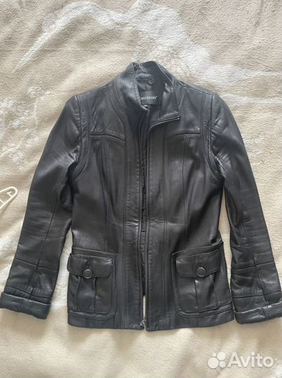 Пальто, куртка зимняя, кожаная, жилетка