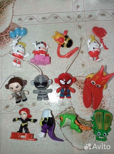 Игрушки из киндера, новые