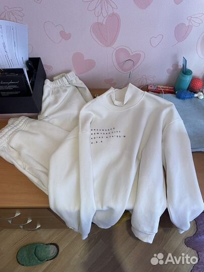 Костюм молочный теплый