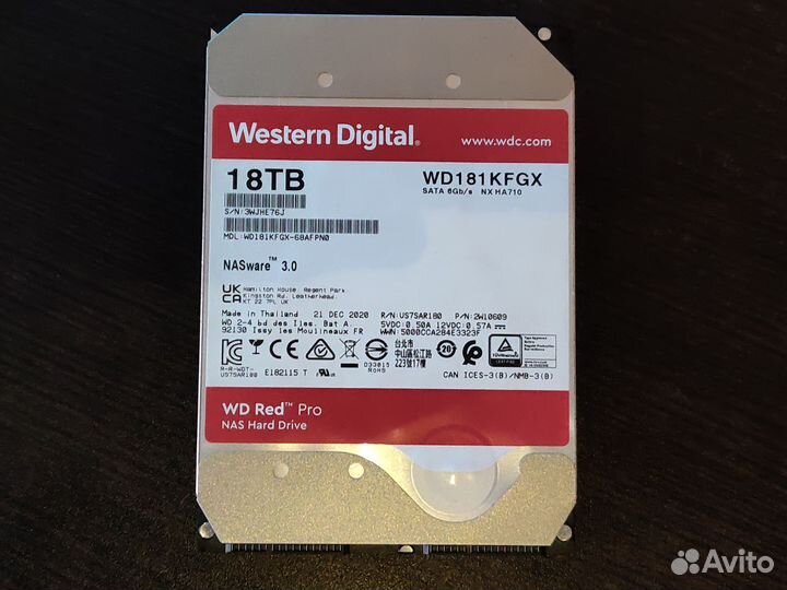 HDD 3 тб Seagate ST3000VM002, 18 тб WD