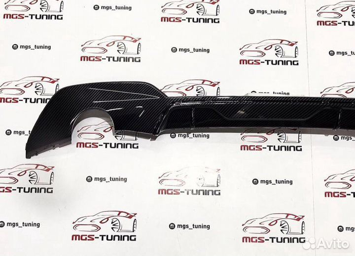 Диффузор BMW 3 G20 M полностью под карбон