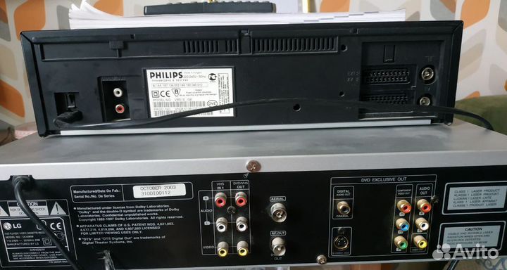 Видеомагнитофон HI FI Stereo, 6 голов