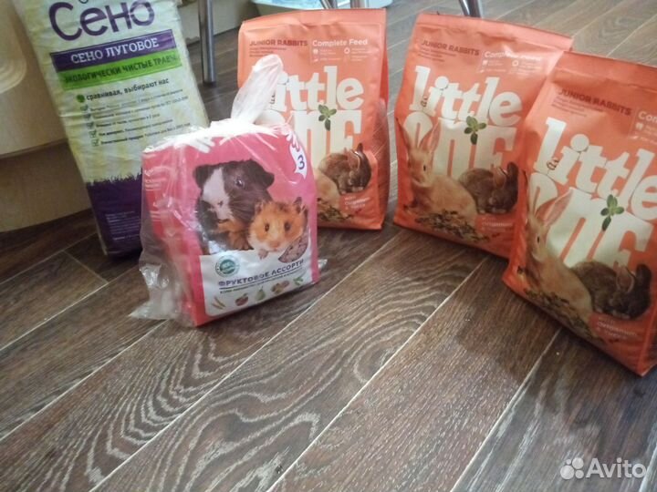 Корм для декоративных кроликов