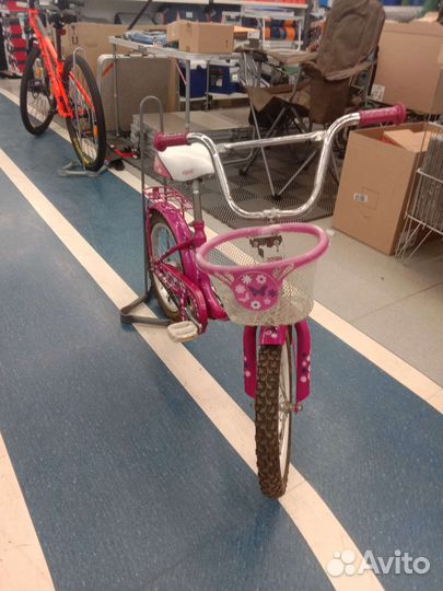 Детский велосипед для девочек 4-6 лет