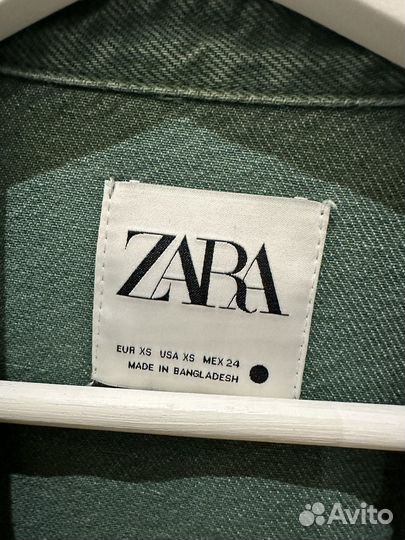 Zara Джинсовая куртка оверсайз