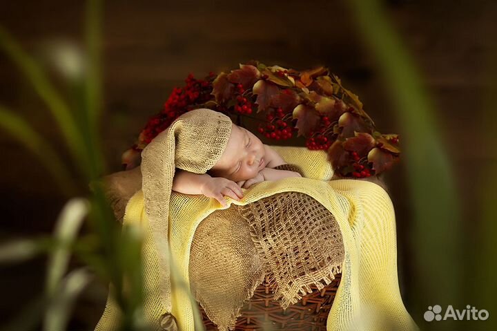 Фотосессия новорожденных малышей у вас дома