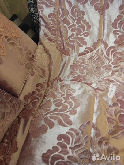 Одеяло- покрывало в комплекте цвет нежно-сиреневый