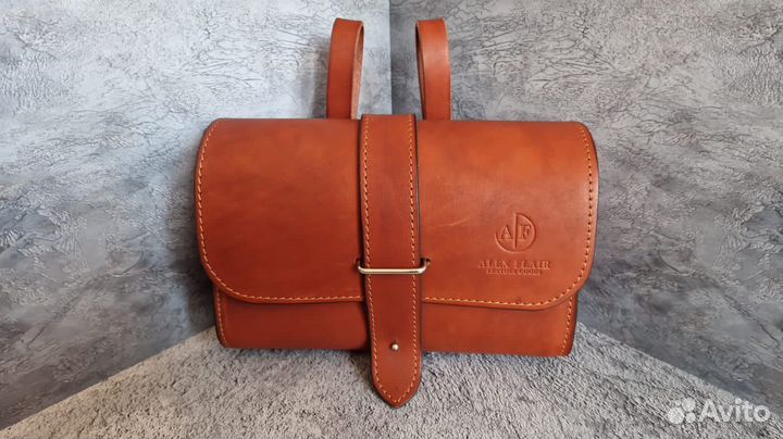 Велосумка подседельная ручной работы