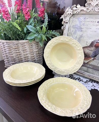 Редкие антикварные миски Crown Ducal