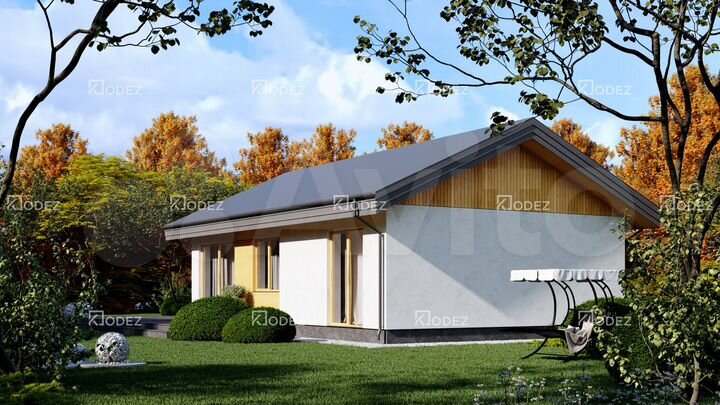 Дом 86,3 м² на участке 10 сот.