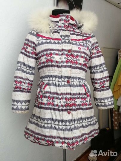 Пальто на синтепоне 134рост