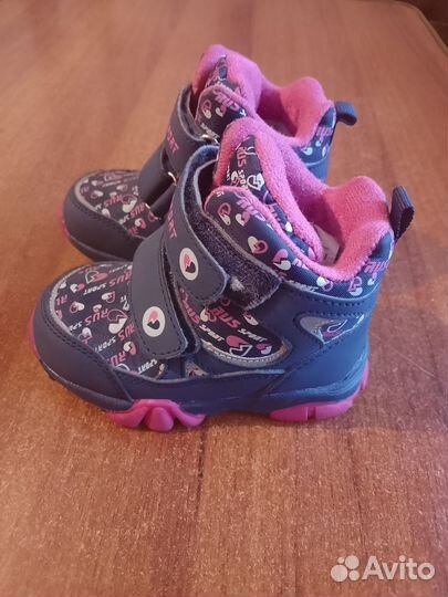 Ботинки зимние для девочки 21 размер
