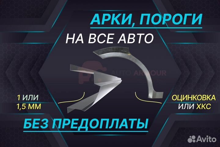 Пороги для Renault Scenic на все авто