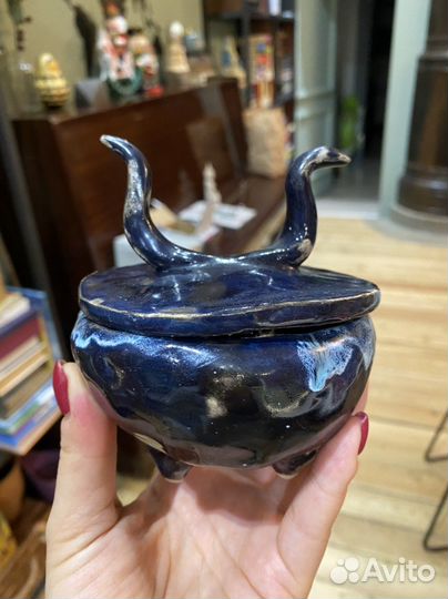 Пепельница-шкатулка ручной работы