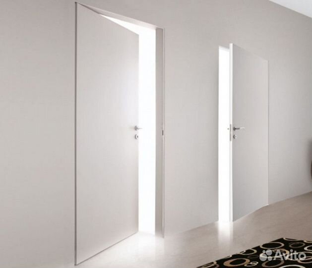 Скрытые двери под отделку