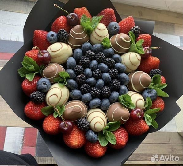 Букет клубника в шоколаде